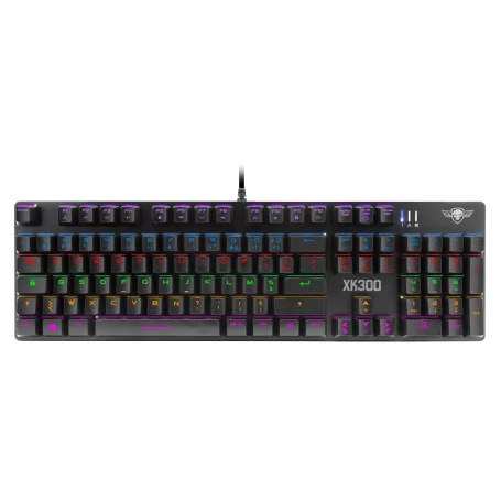 Clavier mécanique gamer XPERT-K400 Switch bleu rétro-éclairage RGB 20 modes  - Chassis métal + Logiciel