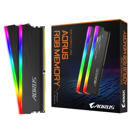 DDR4 Gigabyte AORUS Kit 16Go 2x8Go 3333Mhz CL18 1.35V LED RGB DDR4_16_AO_1814946 - 2