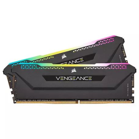 DDR4 Corsair Vengeance RGB PRO SL Kit 16Go 2x8Go 3200Mhz CL16 Noir DDR4_16_CO_6632009 - 2