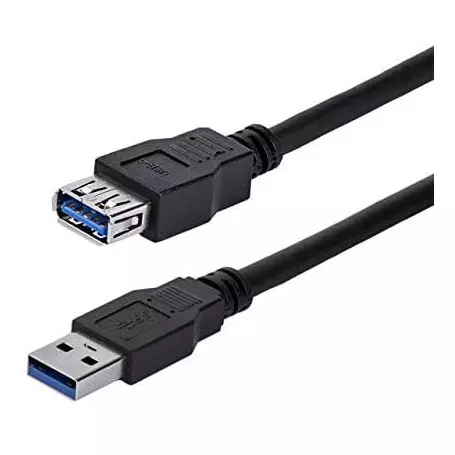 RALLONGE USB-A / USB-A, USB 3.0, M / F, NOIR, 3M