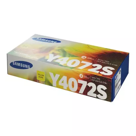 Toner Samsung CLT-Y4072S Yellow unité 1000 Pages 320 325 3185 TONERCLT-Y4072S - 1