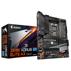 Carte Mère Gigabyte Z590 AORUS ELITE AX ATX LGA1200 DDR4 USB3.2 Wifi CMGZ590-ELITE-AC - 1