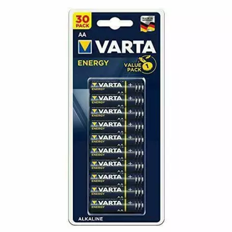 Pack 30 Piles VARTA Pile alcaline ENERGY AA (LR6) 1.5V