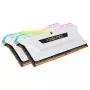 DDR4 Corsair Vengeance RGB PRO SL Kit 32Go 2x16Go 3200Mhz CL16 Blanc DDR4_32_CO_6632108 - 1