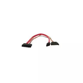 Adaptateur SATA Notebook 13pins Vers SATA + Alim SATA 0.5m ADSATA-13-7_0.5M - 1