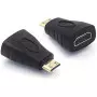 Adaptateur Mini HDMI Male Type C vers HDMI Femelle Type A ADHDMI_C/A_M/F - 1