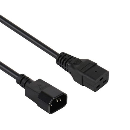 Cable d'alimentation IEC C14 vers C19 F/M 1.8M CAALIMC14-C19F/M-2 - 1