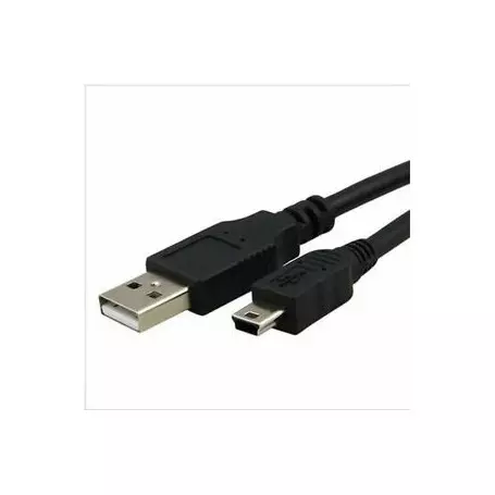 Cable USB 2.0 A vers B mini 5P 1m CAUSB_A/B_5P_1M - 1