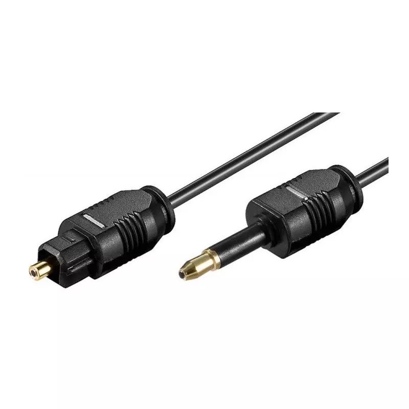 Cable Audio Optique Toslink Male vers Jack 3.5mm Male 2.0M