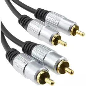 Cable Audio RCA Male/Male 1.5M Qualité Pro CARCA_HQ_1.5M - 1