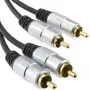 Cable Audio RCA Male/Male 1.5M Qualité Pro CARCA_HQ_1.5M - 1