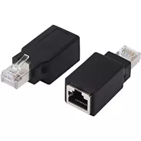 Raccord RJ45 Femelle / Male Droit vers Croisé C5e CRJ45_C5_AD - 1