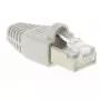 Connecteur RJ45 C5e Blindé avec manchon Gris CRJ45_C5_CON-GRIS - 1