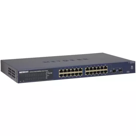 Switch RJ45 Netgear GS724T-400EUS 10/100/1000 Mbps 24 Ports Géré Rack SW_NE-GS724T-400EU - 2