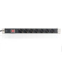 Bloc 19" 7 Prises Standard avec interrupteur Digitus DN-95402 BAIE_DN95402 - 3