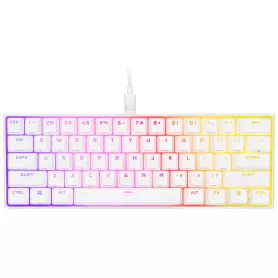 Clavier Gaming Corsair K65 RGB MINI Blanc (Cherry MX Red) - 1