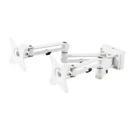 Double Bras pour Ecran 17" à 32" pour rail de fixation Slatwall KIMEX - 1
