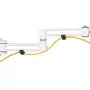 Double Bras pour Ecran 17" à 32" pour rail de fixation Slatwall KIMEX - 3