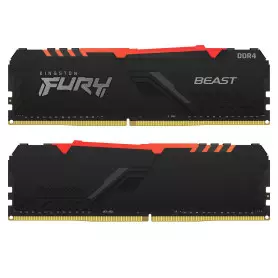 DDR4 Kingston FURY Beast RGB Kit 16Go 2x8Go 3200Mhz CL16 - 1