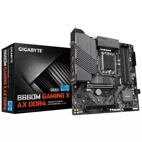 Carte Mère Gigabyte B660M GAMING X AX DDR4 mATX LGA1700 DDR4 USB3.2 - 1
