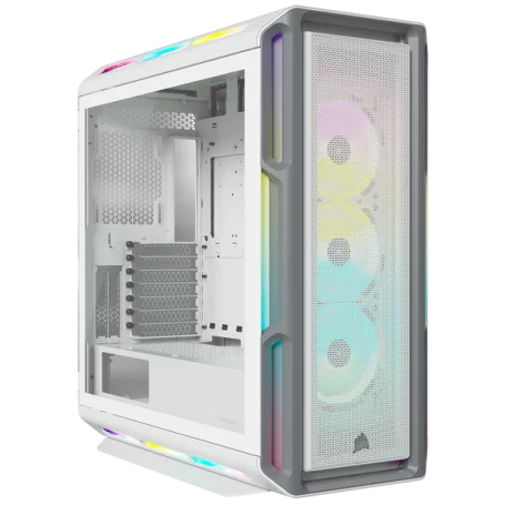 Boitier Corsair iCUE 5000T RGB Tempered Blanc E-ATX - 1