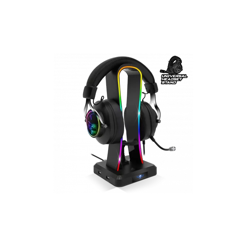 Support Casque Gaming RGB SPIRIT OF GAMER SENTINEL - Porte Casque Gamer  Multifonction - 11 Effets Lumineux - Pour PC/PS4/Xbox - Cdiscount  Informatique