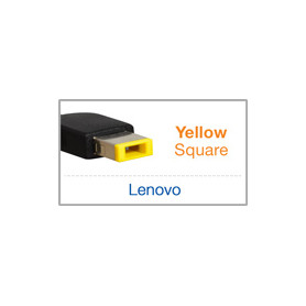 Chargeur compatible Lenovo 20V 4.5A 90W embout SQUARE jaune