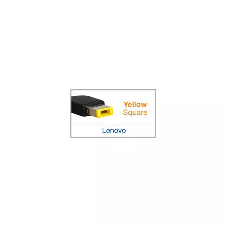 Chargeur compatible Lenovo 20V 4.5A 90W embout SQUARE jaune