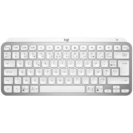 Clavier Logitech MX Keys Mini Gris Pâle - 2