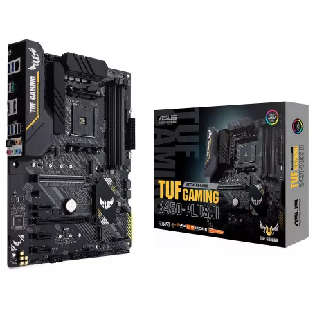 Carte Mère Asus TUF GAMING B450-PLUS II ATX AM4 DDR4 USB3.1 M.2 - 2