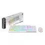 Pack Clavier Souris MSI Vigor GK30 Gaming COMBO Blanc RGB - 5