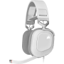 Casque Corsair HS80 RGB USB Gaming Premium Blanc - 1