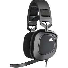 Casque Corsair HS80 RGB USB Gaming Premium Carbone - 1