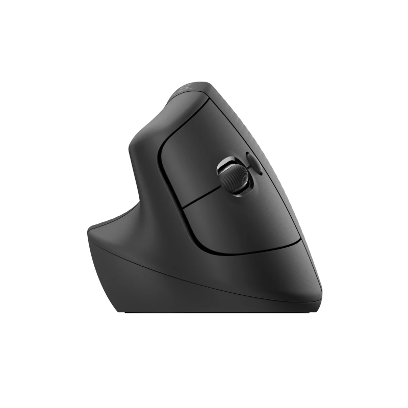 Logitech Lift Left – Souris Ergonomique Verticale Gaucher Sans Fil, Silencieuse, Bluetooth/Logi Bolt, Graphite – Confort Toute La Journée