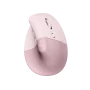 Souris Logitech Lift Ergonomique Verticale Rose - 1