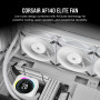 Ventilateur Corsair AF140 ELITE PWM 140 mm Blanc - 2