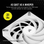 Ventilateur Corsair AF140 ELITE PWM 140 mm Blanc - 4