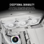 Ventilateur Corsair AF140 ELITE PWM 140 mm Blanc - 6