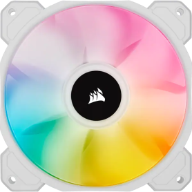 Ventilateur Corsair iCUE SP120 RGB ELITE Blanc 120 mm - 1