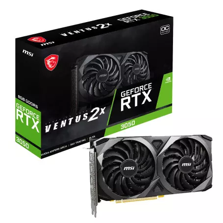 Carte Graphique MSI RTX 3050 VENTUS 2X 8Go OC