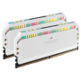 DDR5 Corsair Dominator Platinium RGB Kit 64Go 2x32Go 5600Mhz Blanc