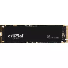SSD 500Go Crucial P3 CT500P3SSD8 M.2 NVMe PCIe 3.0 3500Mo/s 1900Mo/s