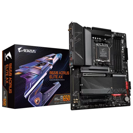 Carte Mère Gigabyte B650 AORUS ELITE AX ATX AM5 DDR5 USB3.2 M.2 WIFI