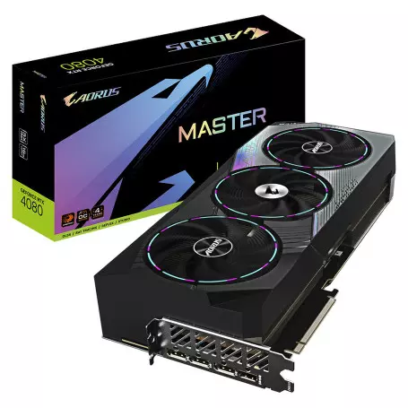 Carte Graphique AORUS RTX 4080 MASTER 16G GV-N4080AORUS M-16GD