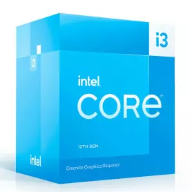 Processeur Intel Core i3 13100F 3.4/4.5Ghz 12Mo 4Core LGA1700 60W