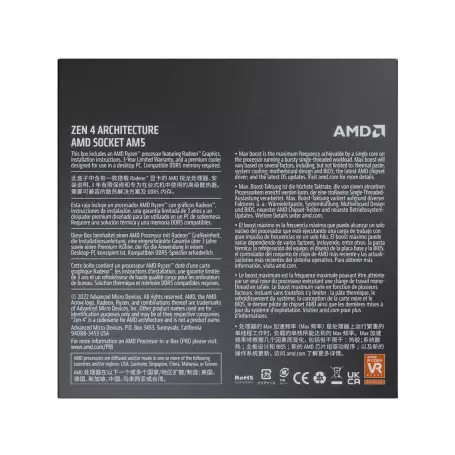 Processeur AMD RYZEN 5 7600 5.2Ghz 6Core (100-100001015BOX)