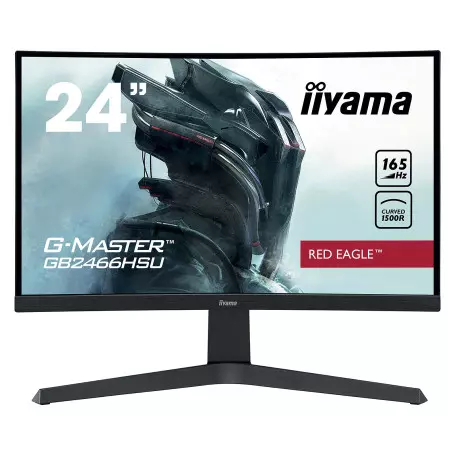 Ecran iiyama 24" G-Master GB2466HSU-B1 1920x1080 165Hz 1ms CURVED