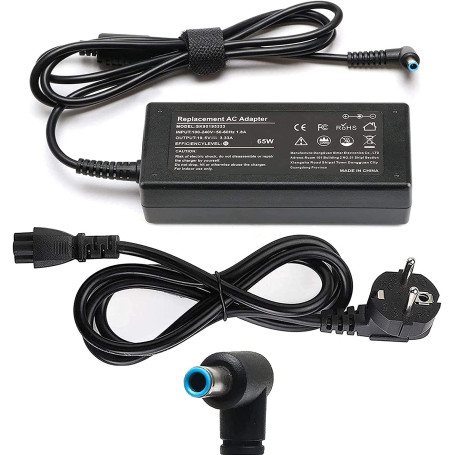 Chargeur compatible HP 19.5V 4.62A 65W 4.5/3/1mm