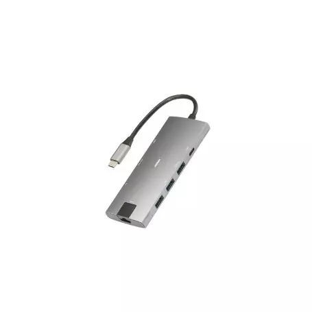 HUB Heden HUBUSBC8PORTS USB Type-C 3.1 vers HDMI RJ45 USB