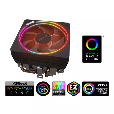 Ventilateur CPU AMD Wraith Prism Cooler RGB (712-000075)